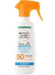 Garnier Ambre Solaire Kids Sensitive Advanced SPF50+ sprej za decu za zaštitu od sunca
